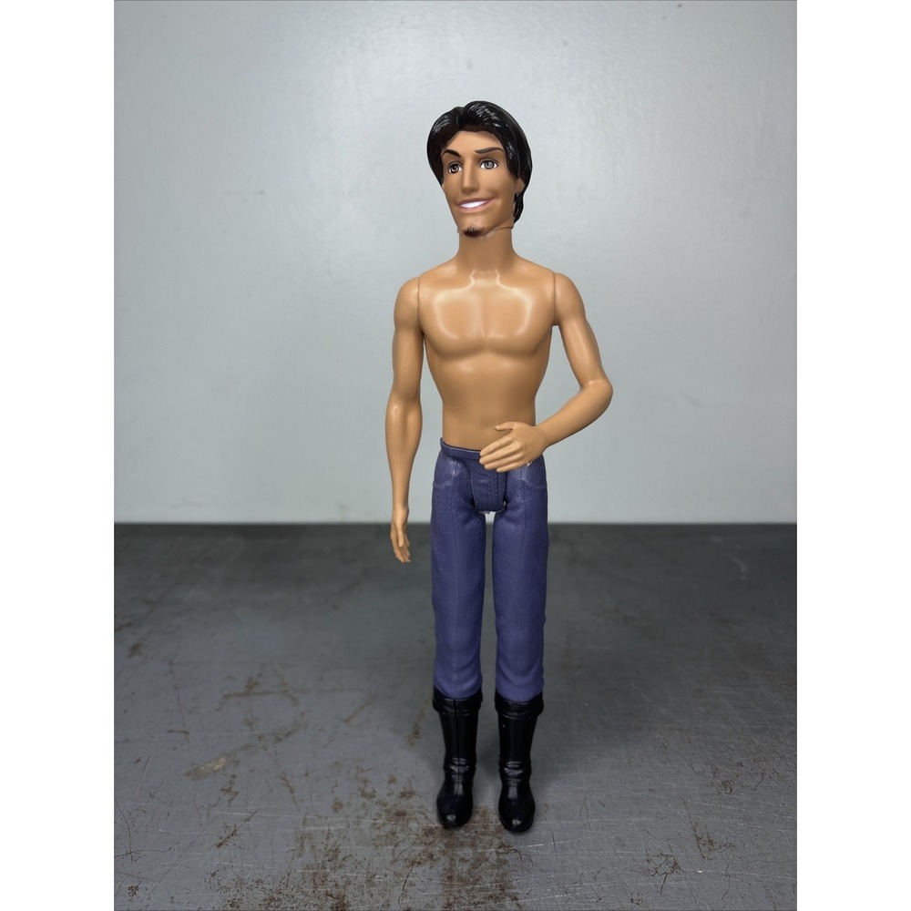 Disney Store FLYNN RIDER Rapunzel Tangled Doll 12" 2013 Mattel Barbie EUC